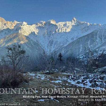 Mountain Home Stay -Rang, At Reckong Peo - Kalpa, Near Goyal Motors, Way To Petrol Pump At Itbp Quarters 외부 사진